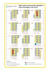 načrt odvoza odpadkov 2018 - občina Grosuplje